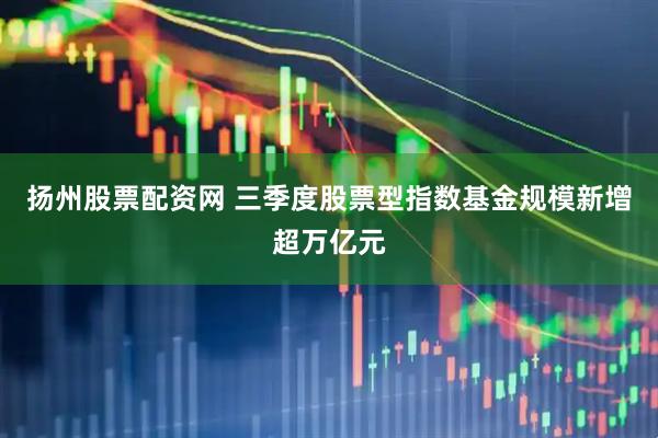 扬州股票配资网 三季度股票型指数基金规模新增超万亿元