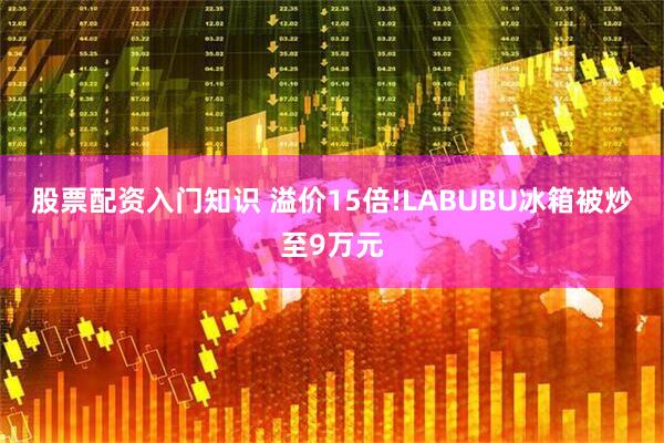股票配资入门知识 溢价15倍!LABUBU冰箱被炒至9万元